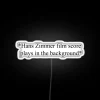 Vibrant RGB Neon Sign with Cinematic Soundtrack Immersive Ambiance
