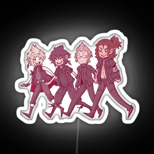 Happy 2nd Anniversary FFXV RGB Neon Sign