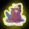 Customizable colorful RGB neon anniversary message display for special occasions.