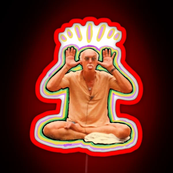 Happy Baba Ram Dass RGB Neon Sign