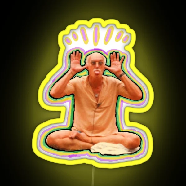 Happy Baba Ram Dass RGB Neon Sign