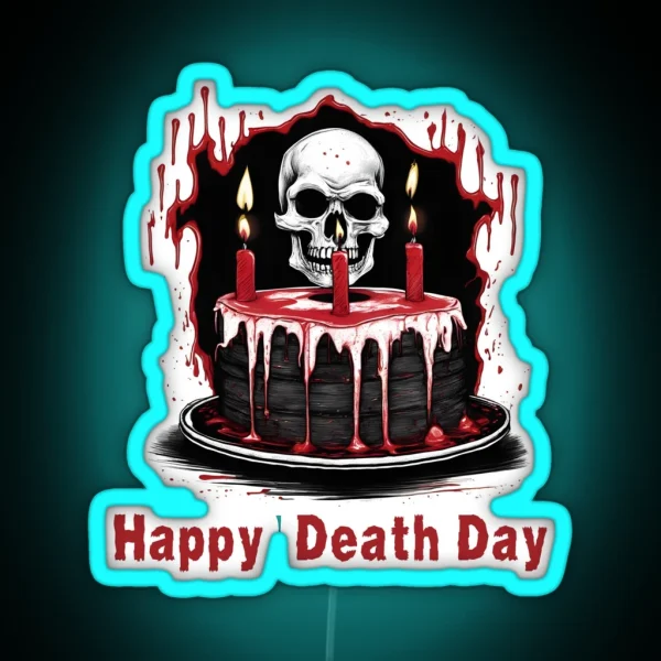 Happy Death Day RGB Neon Sign