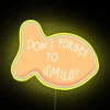 Vibrant RGB LED Neon Art Display Happy Goldfish Aquarium Decoration
