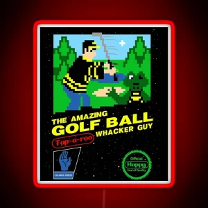 Happy Golf RGB Neon Sign