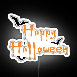 Happy Halloween RGB Neon Sign