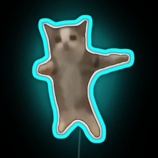 Happy Hapi Cat RGB Neon Sign