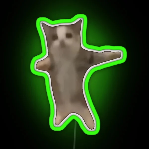 Happy Hapi Cat RGB Neon Sign