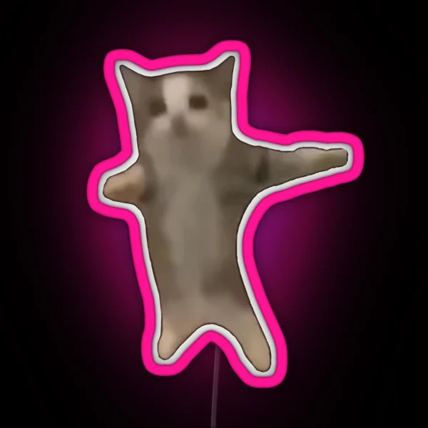 Happy Hapi Cat RGB Neon Sign