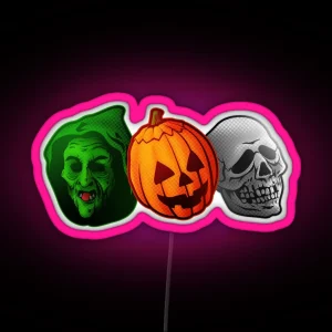 Happy Happy Halloween RGB Neon Sign