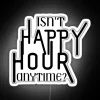 Vibrant Happy Hour Neon Sign for Modern Home Bars Everywhere