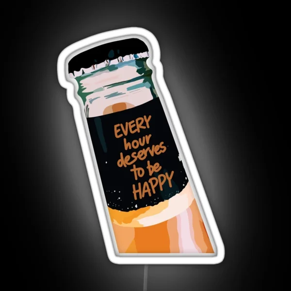 Happy Hour RGB Neon Sign