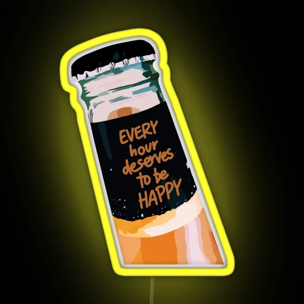 Happy Hour RGB Neon Sign