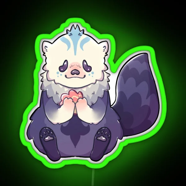 Happy Little Otter RGB Neon Sign