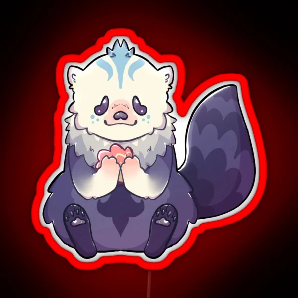 Happy Little Otter RGB Neon Sign