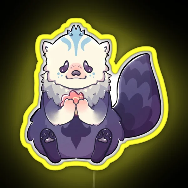 Happy Little Otter RGB Neon Sign