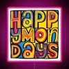 RGB Neon Art Canvas Sign for Music Lovers and Party Enthusiasts