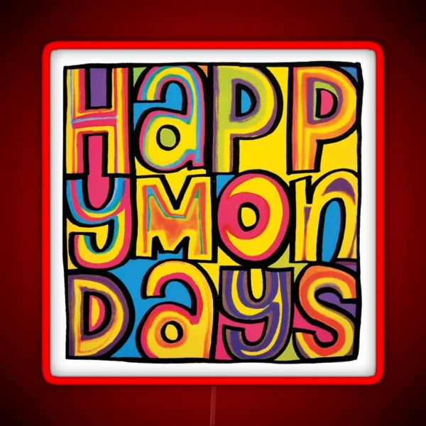 Happy Mondays RGB Neon Sign