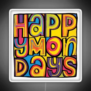 Happy Mondays RGB Neon Sign