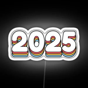 Happy New Year 2025 RGB Neon Sign