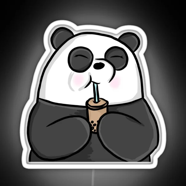 Happy Panda RGB Neon Sign