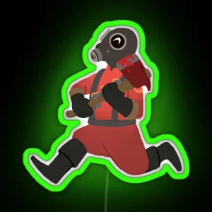 Happy Pyro TF2 RGB Neon Sign