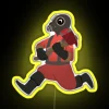 RGB Neon Sign with Team Fortress 2 themed design