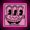 Eye-catching Haring Pop Art Style RGB Neon Sign Illumination Accents
