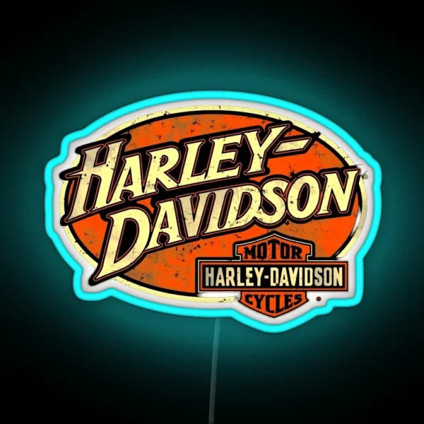 Harley Davidson RGB Neon Sign