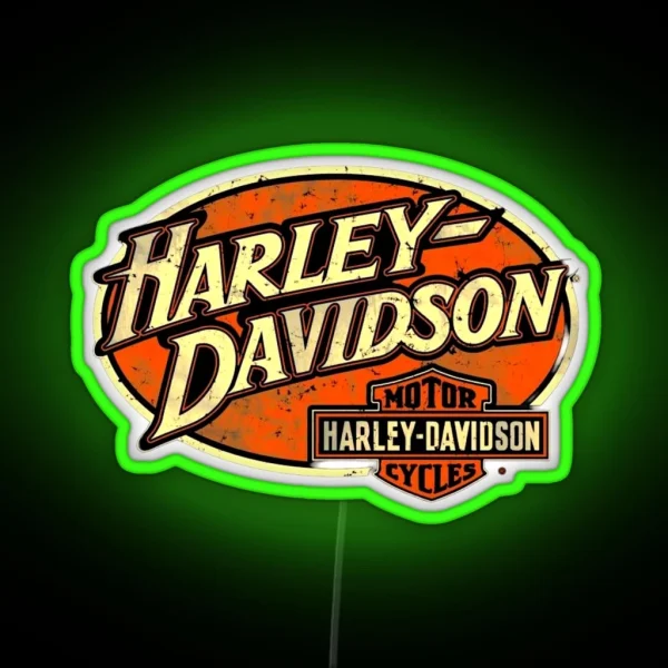 Harley Davidson RGB Neon Sign