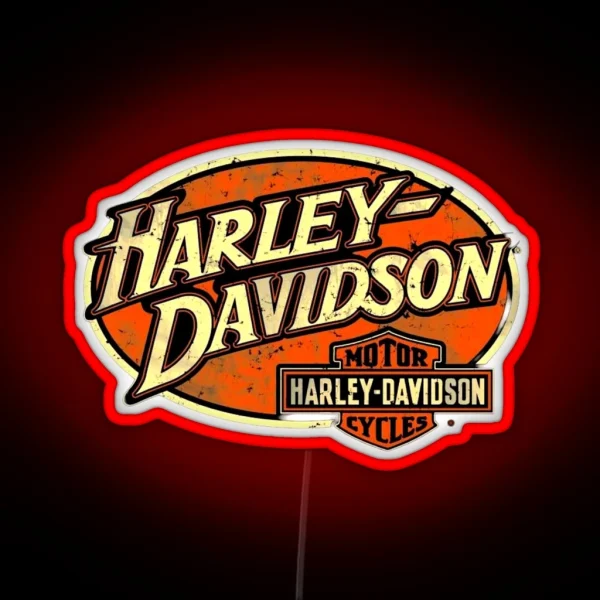 Harley Davidson RGB Neon Sign