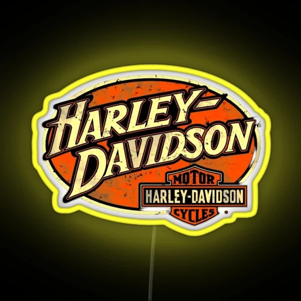 Harley Davidson RGB Neon Sign