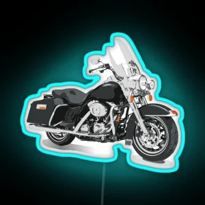 Harley Davidson Style Bike RGB Neon Sign