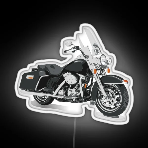 Harley Davidson Style Bike RGB Neon Sign