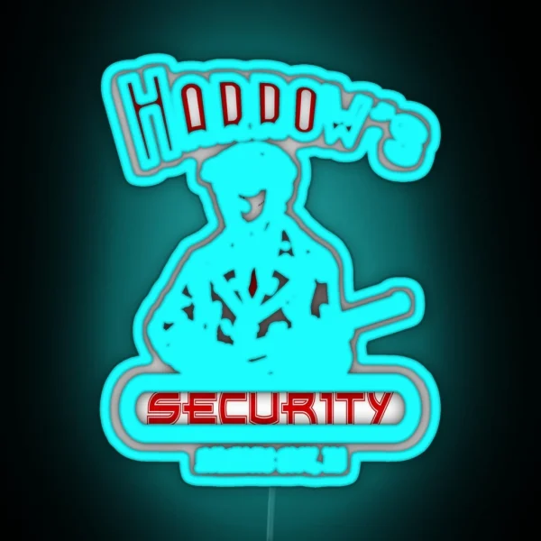 Harrow S Security RGB Neon Sign