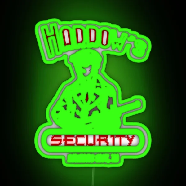 Harrow S Security RGB Neon Sign