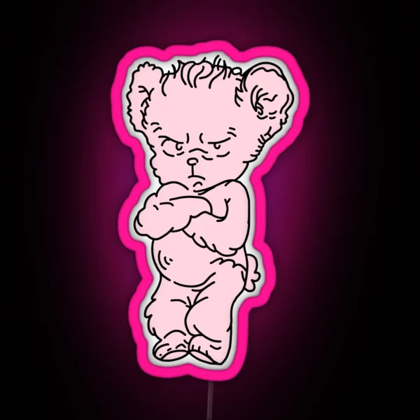 Harry Grumpy Bear RGB Neon Sign