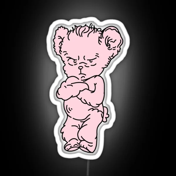Harry Grumpy Bear RGB Neon Sign
