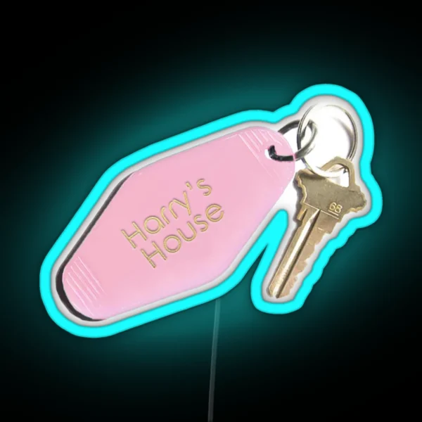 Harry S House Key Led Pink RGB Neon Sign