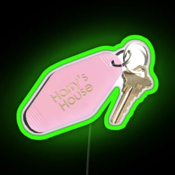 Harry S House Key Led Pink RGB Neon Sign