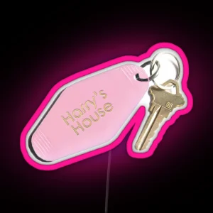 Harry S House Key Led Pink RGB Neon Sign