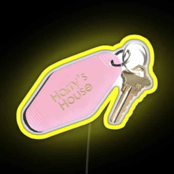 Harry S House Key Led Pink RGB Neon Sign