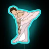 Vibrant Neon Wall Art Decoration Featuring Harry Styles' Dazzling Ballet Pose