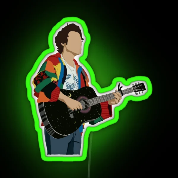 Harry Styles Cardigan RGB Neon Sign