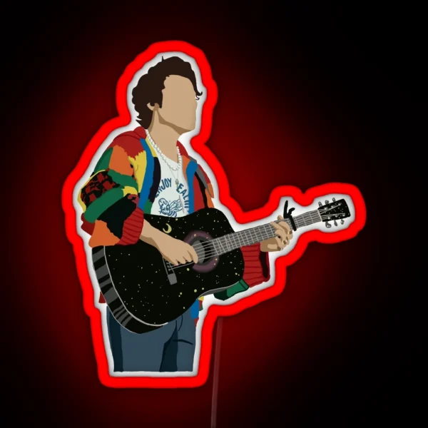 Harry Styles Cardigan RGB Neon Sign