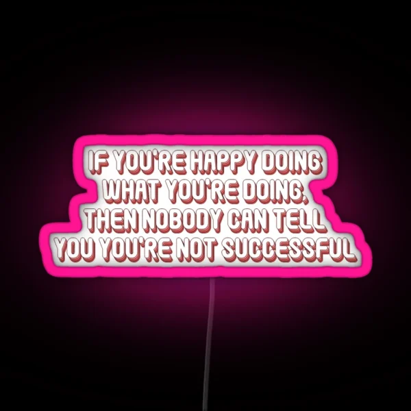 Harry Styles Quote RGB Neon Sign