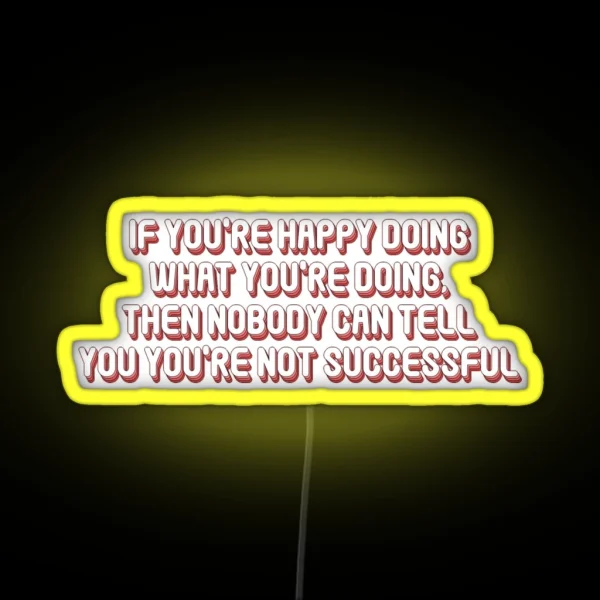 Harry Styles Quote RGB Neon Sign