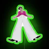 Harry Styles fans bedroom decor with colorful RGB neon lights