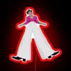 Radiant Neon Sign Featuring Iconic Singer-Songwriter Harry Styles Design