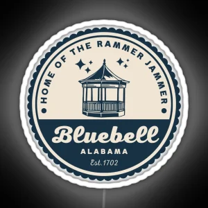 Hart Of Dixie Bluebell Town Logo V1 RGB Neon Sign