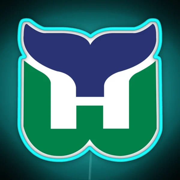 Hartford Whalers RGB Neon Sign
